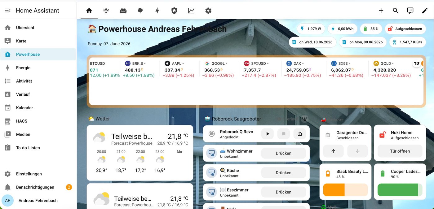 Smart Home Dashboard